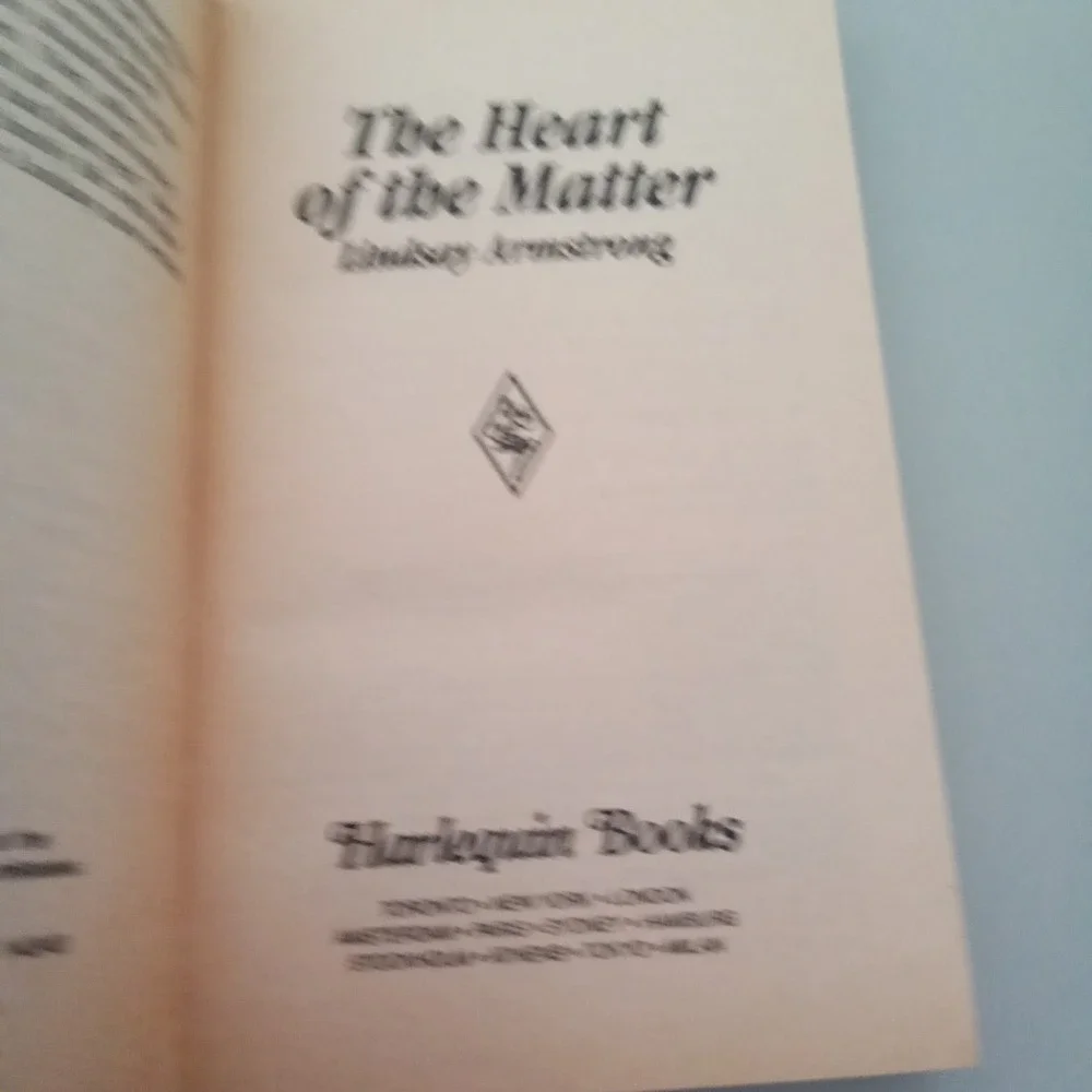 Harlequin romance paperback